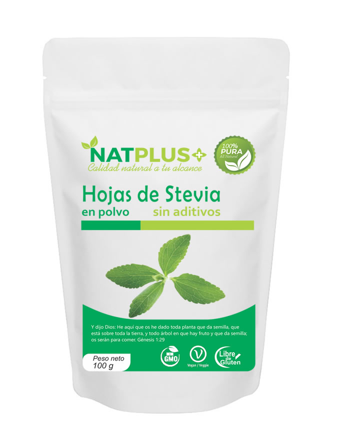 Stevia Hojas en polvo (verde) x 100gr.