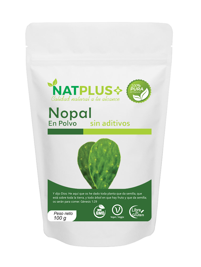 Nopal en polvo  100 g.